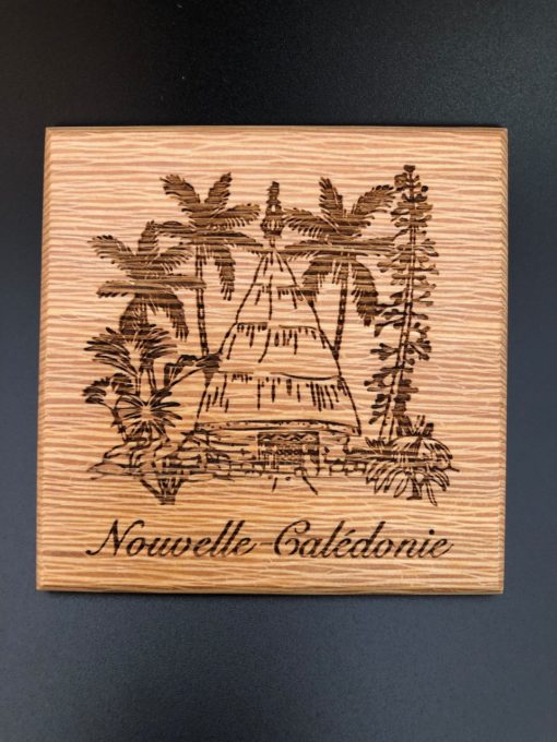 Dessous de verre en bois « case » – Laser Art Pacific