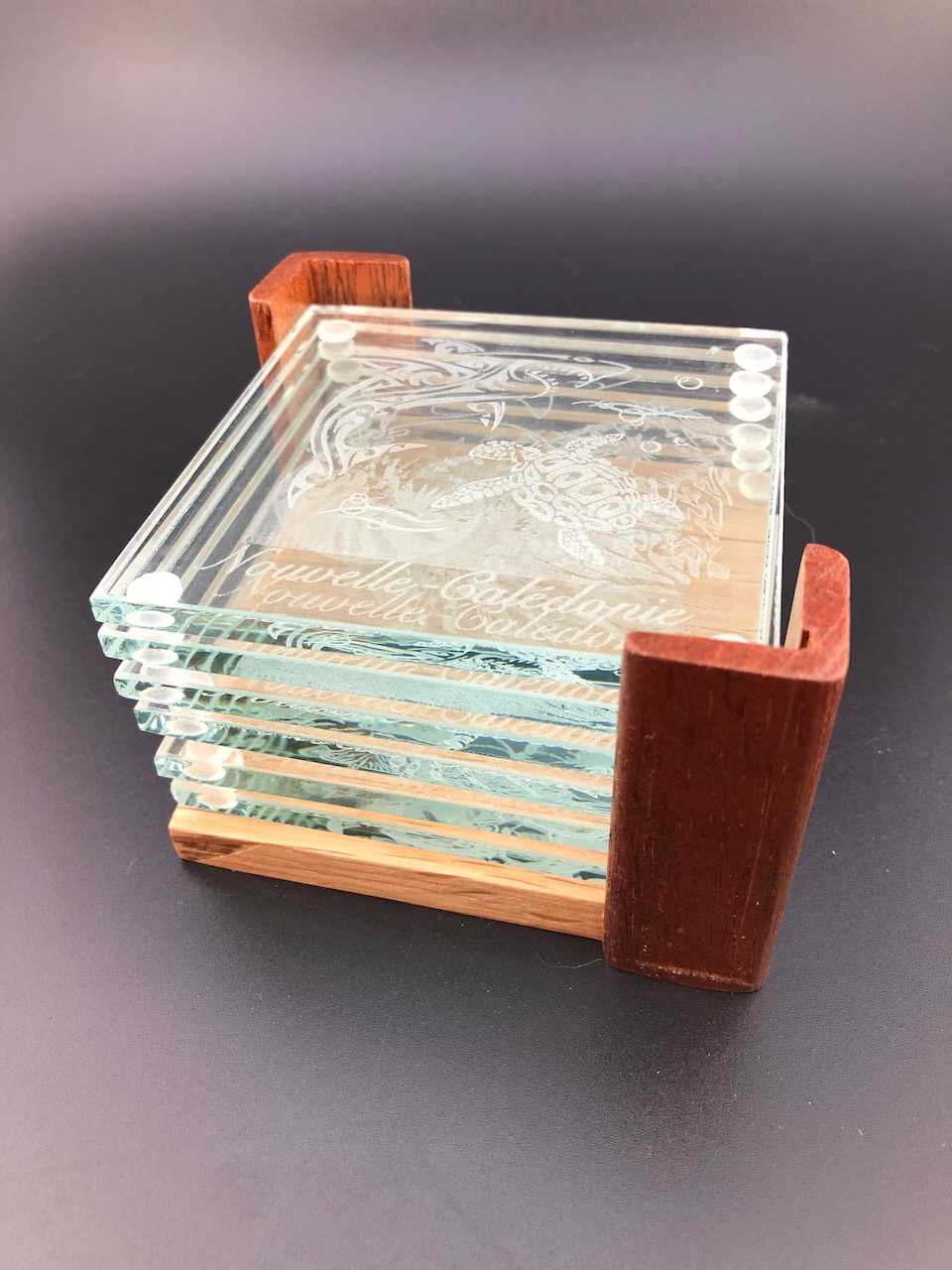 Dessous de verre Laser Art Pacific