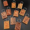 Porte-clés en bois - Laser Art Pacific