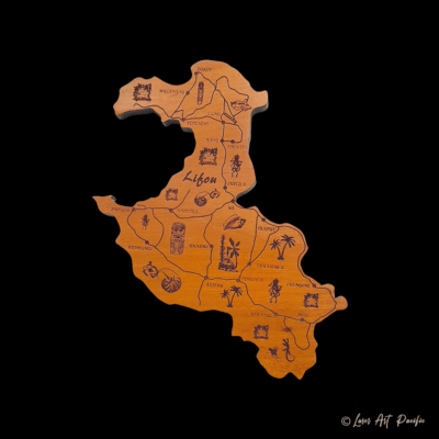 Cartes Nouvelle-Calédonie "Lifou : H 18 cm"