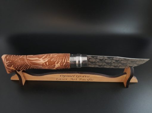 Couteau opinel gravé au laser