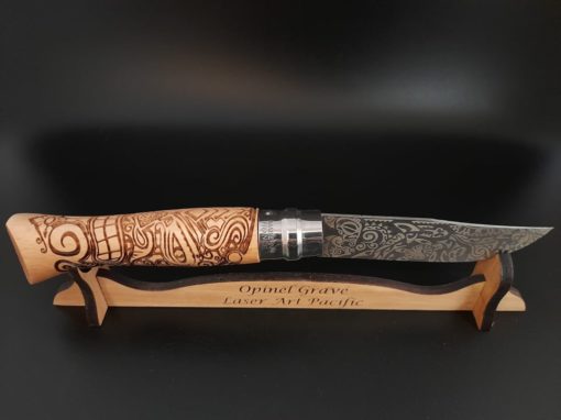 Couteau opinel gravé au laser