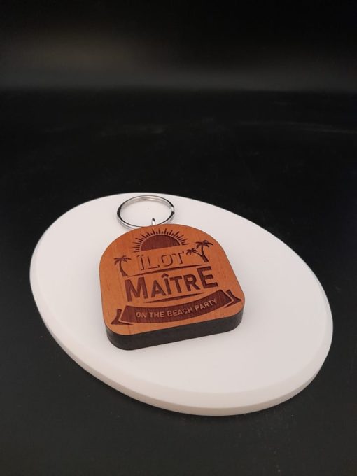 Porte-clés en bois de Nouvelle Calédonie - Laser Art Pacific