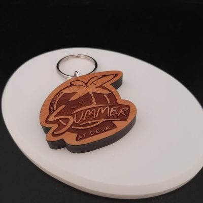 Porte-clés en bois local - Laser Art Pacific