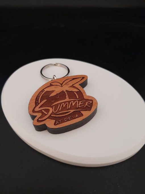 Porte-clés en bois local - Laser Art Pacific