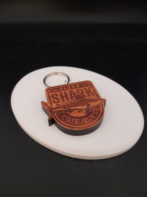 Porte-clés en bois local - Laser Art Pacific