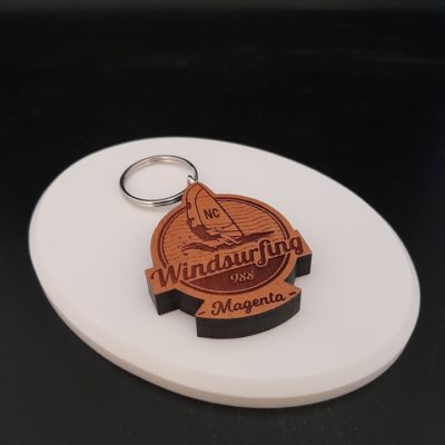 Porte-clés en bois local - Laser Art Pacific