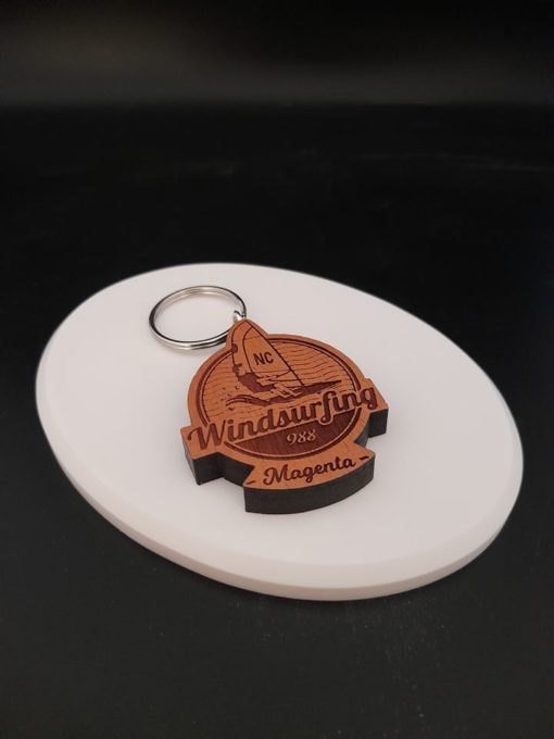 Porte-clés en bois local - Laser Art Pacific