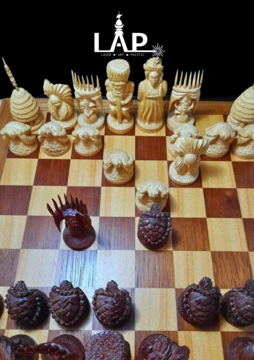 Jeu d'échec sculpté – Image 2