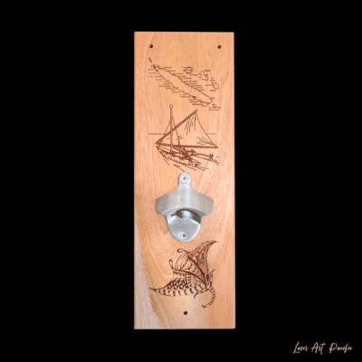 Décapsuleur Raie Manta Pirogue