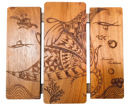 Dessous de plat gravé RAIE