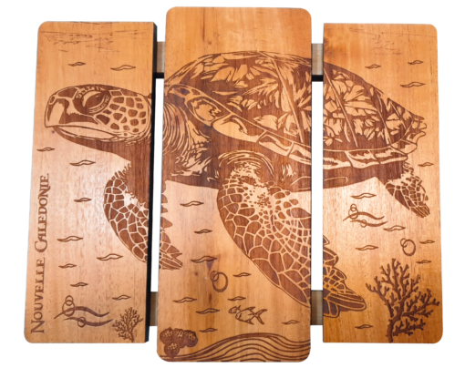Dessous de plat gravé TORTUE
