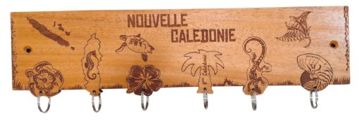 Accroche 6 porte-clés "Nouvelle-Calédonie" - Laser Art Pacific