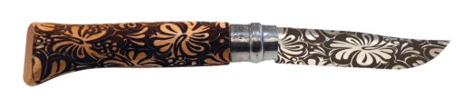 Couteau Opinel gravé "Motifs 204" - Laser Art Pacific