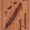 Magnet "LE Cagou" en bois local - Laser Art Pacific
