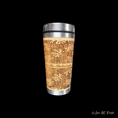 Mug en bambou "Hibiscus"