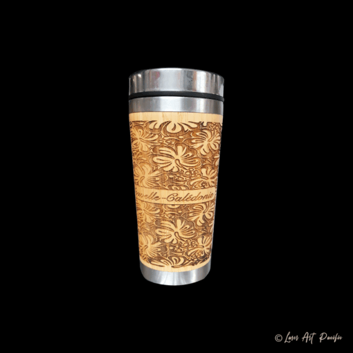 Mug en bambou "Hibiscus"