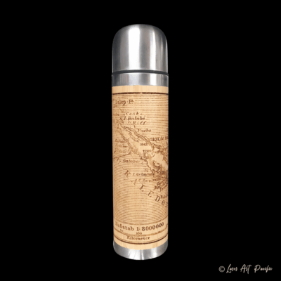 Thermos En Bambou "Carte"