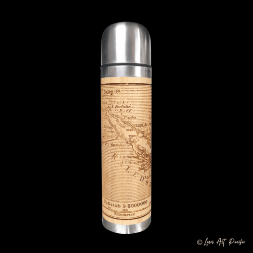 Thermos En Bambou "Carte"
