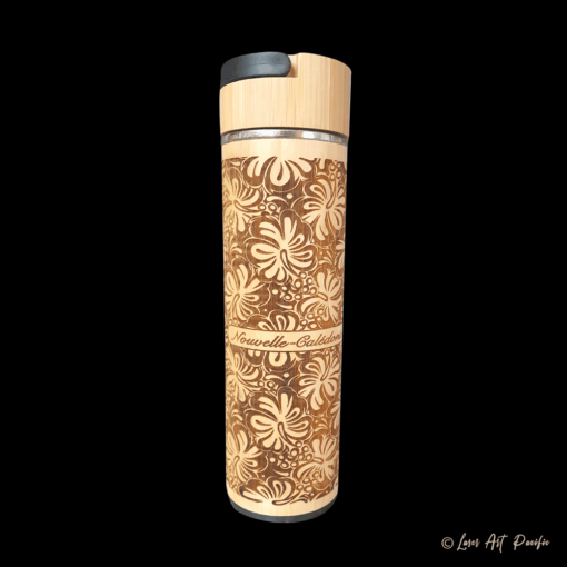 Thermos En Bambou avec infuseur "Hibiscus"