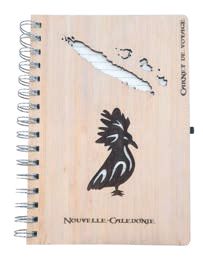 Carnets De Voyage Carnet simple "Petit Cagou et Carte" - Laser Art Pacific