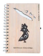 Carnets De Voyage Carnet simple "Grand Cagou et Carte" - Laser Art Pacific