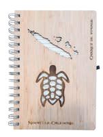 Carnets De Voyage Carnet simple "Grand Tortue et Carte" - Laser Art Pacific