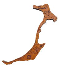 Cartes Nouvelle-Calédonie "Ouvéa : H 18 cm" – Laser Art Pacific