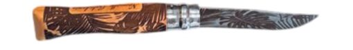 Couteau Opinel gravé "Motifs Margouillat" – Laser Art Pacific