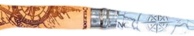 Couteau Opinel gravé "Motif Boussole" – Laser Art Pacific