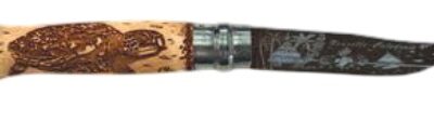 Couteau Opinel gravé "Motif Tortue" – Laser Art Pacific