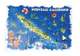 Puzzle pour Enfants "Carte NC" – Laser Art Pacific