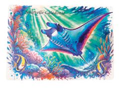 Puzzle pour Enfants "Raie manta" – Laser Art Pacific