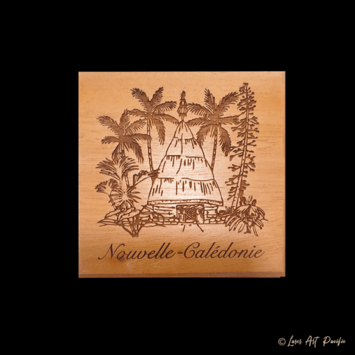 Dessous de verre en bois "Case"