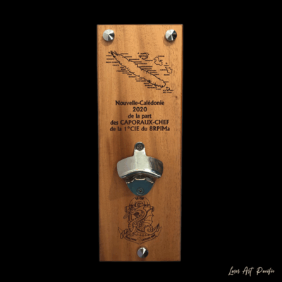 Plaques En Bois Personnalisées "Décapsuleur"