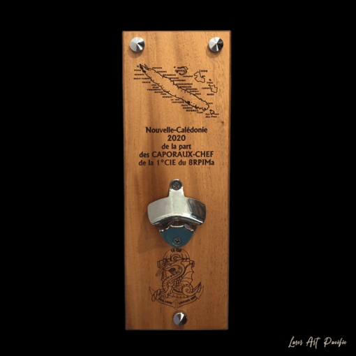 Plaques En Bois Personnalisées "Décapsuleur"