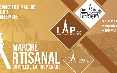 Marché de Noel à la promenade de l'Anse Vata à Nouméa