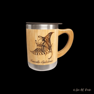 Tasse avec anse en bambou – Raie