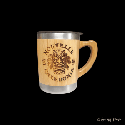 Tasse avec anse en bambou – Tiki